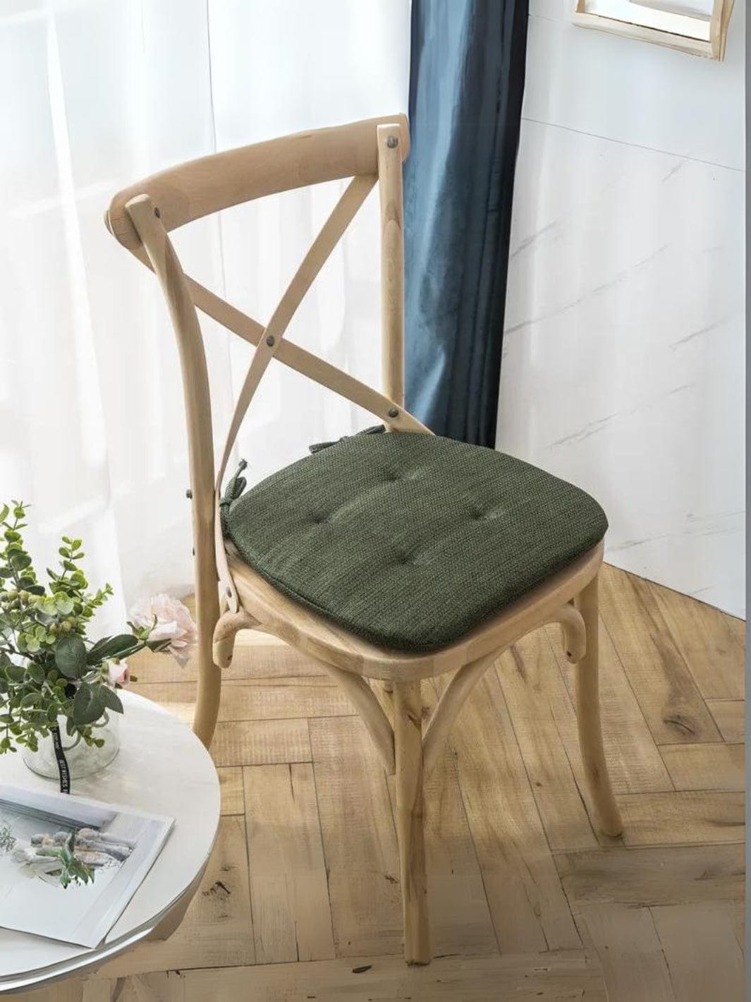 Coussin chaise intérieur Vert / 39x40cm