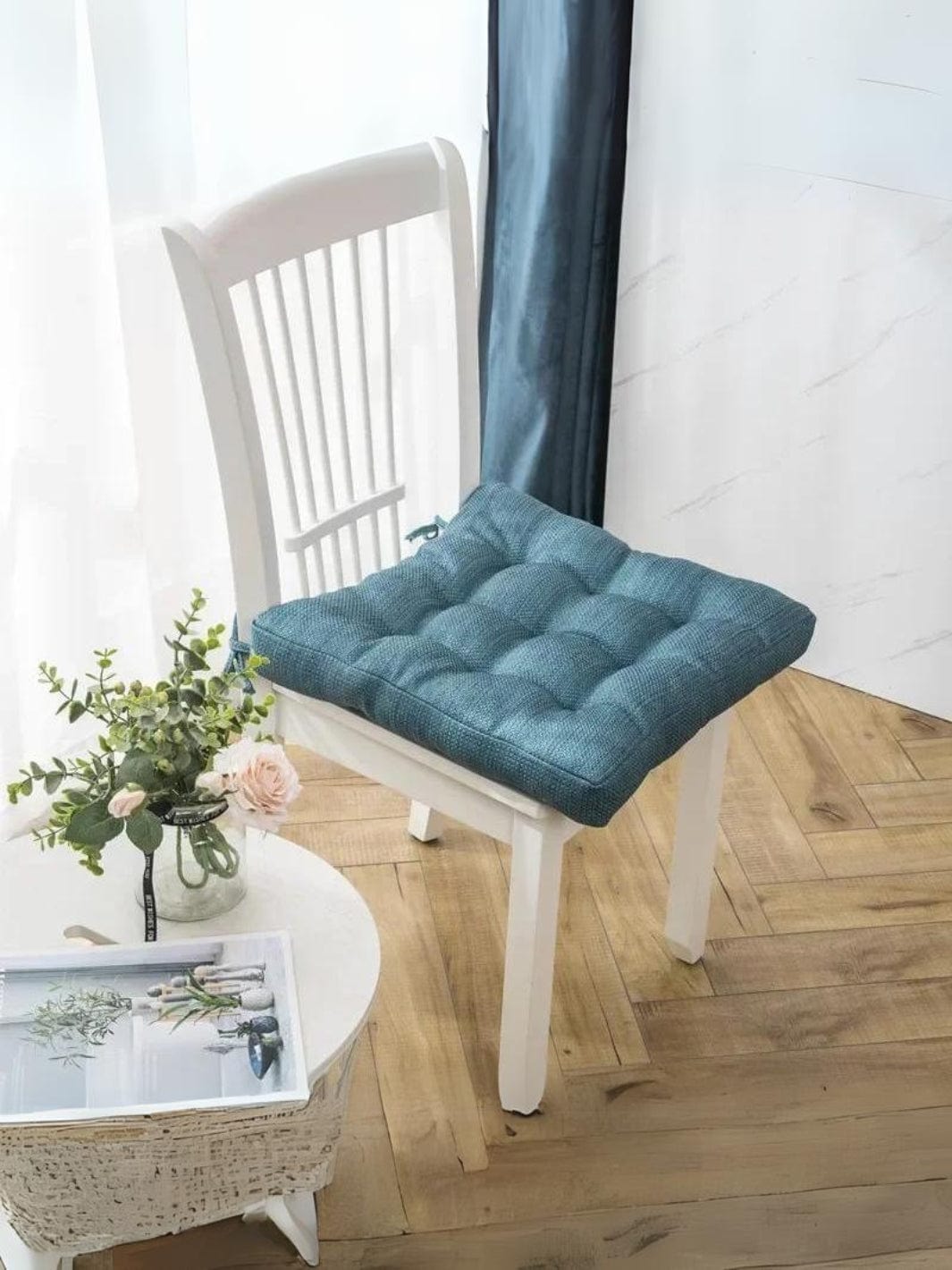 Coussin de chaise Bleu foncé / 40x40cm
