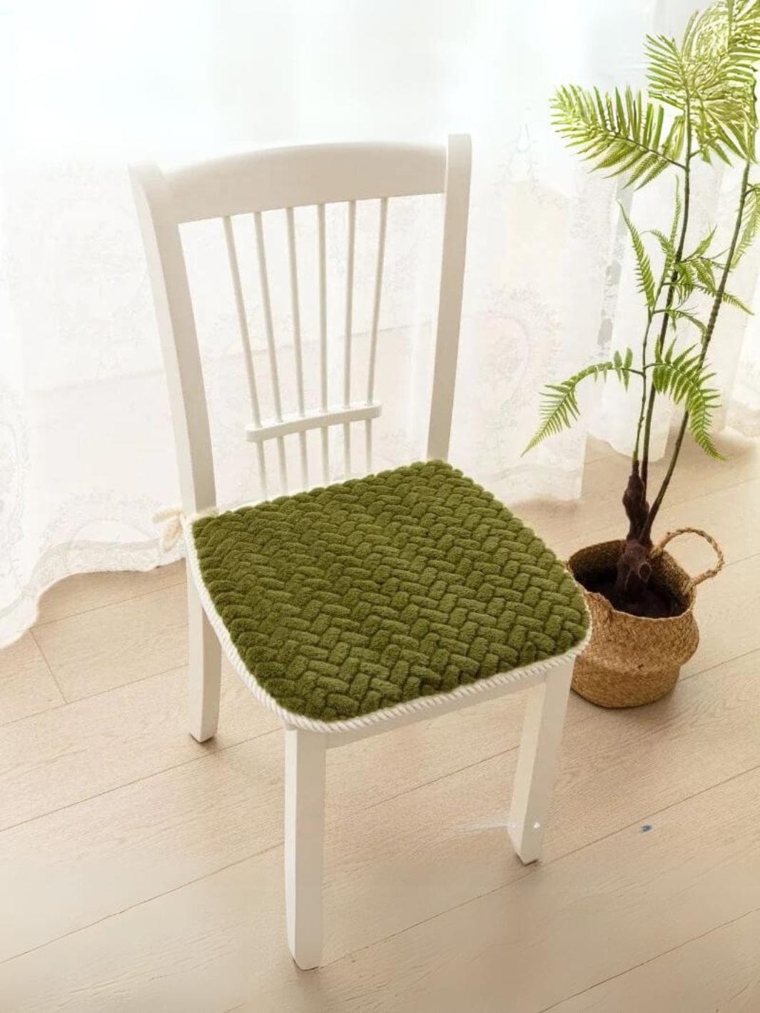 Coussin de chaise carré  Vert / 45cmx45cm