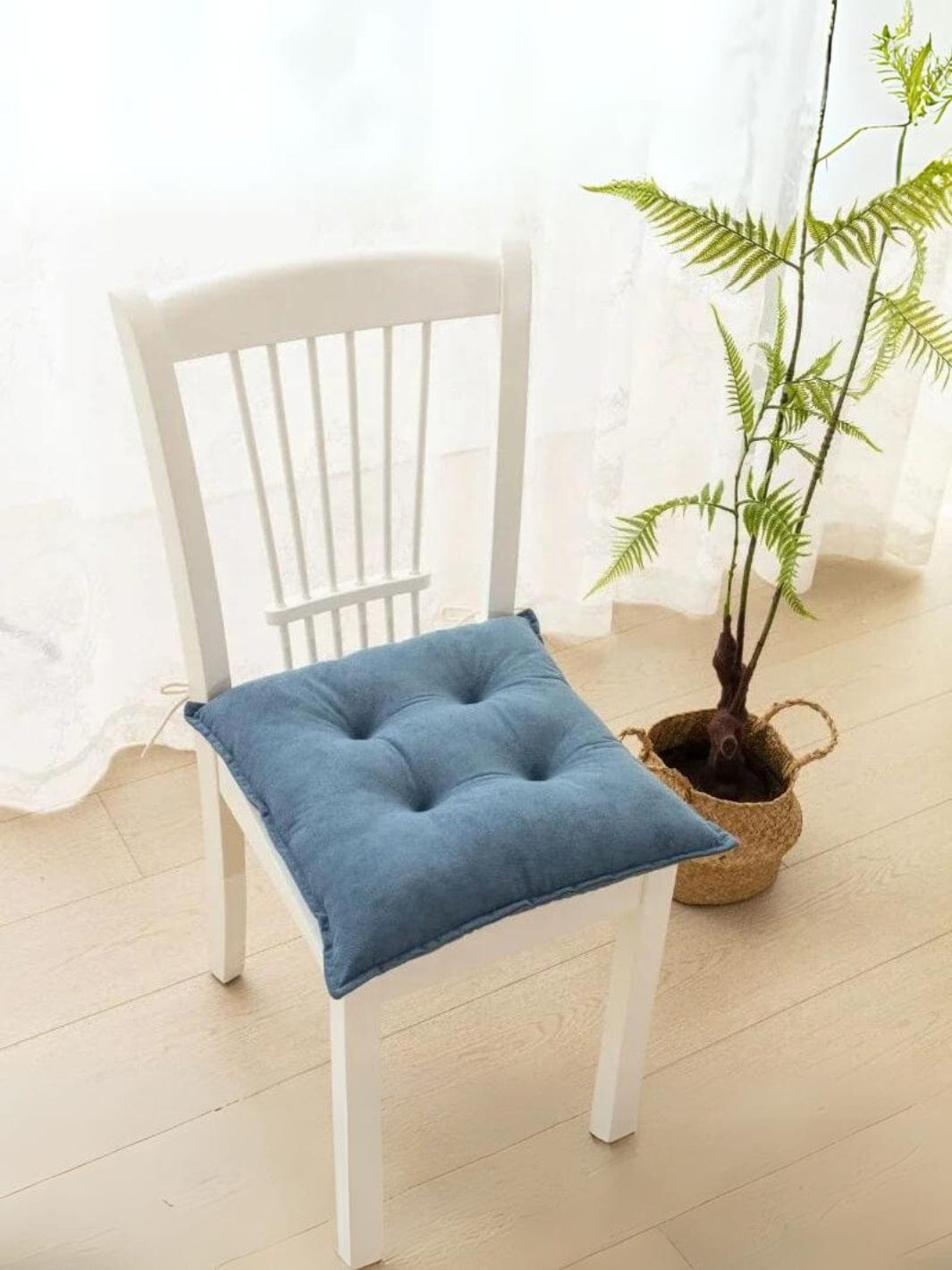 Coussin de chaise haute universel Bleu / 45x45cm