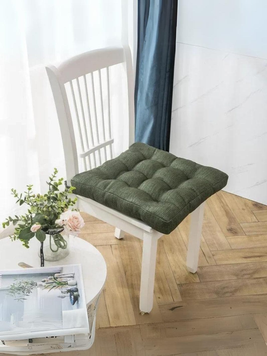 Coussin de chaise Vert / 40x40cm
