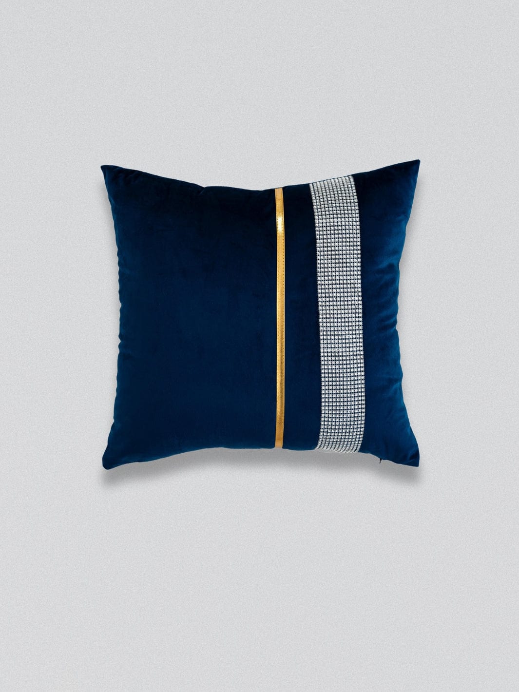 Housse de coussin pour canapé Bleu design / 45x45cm